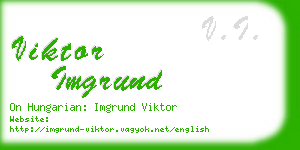 viktor imgrund business card